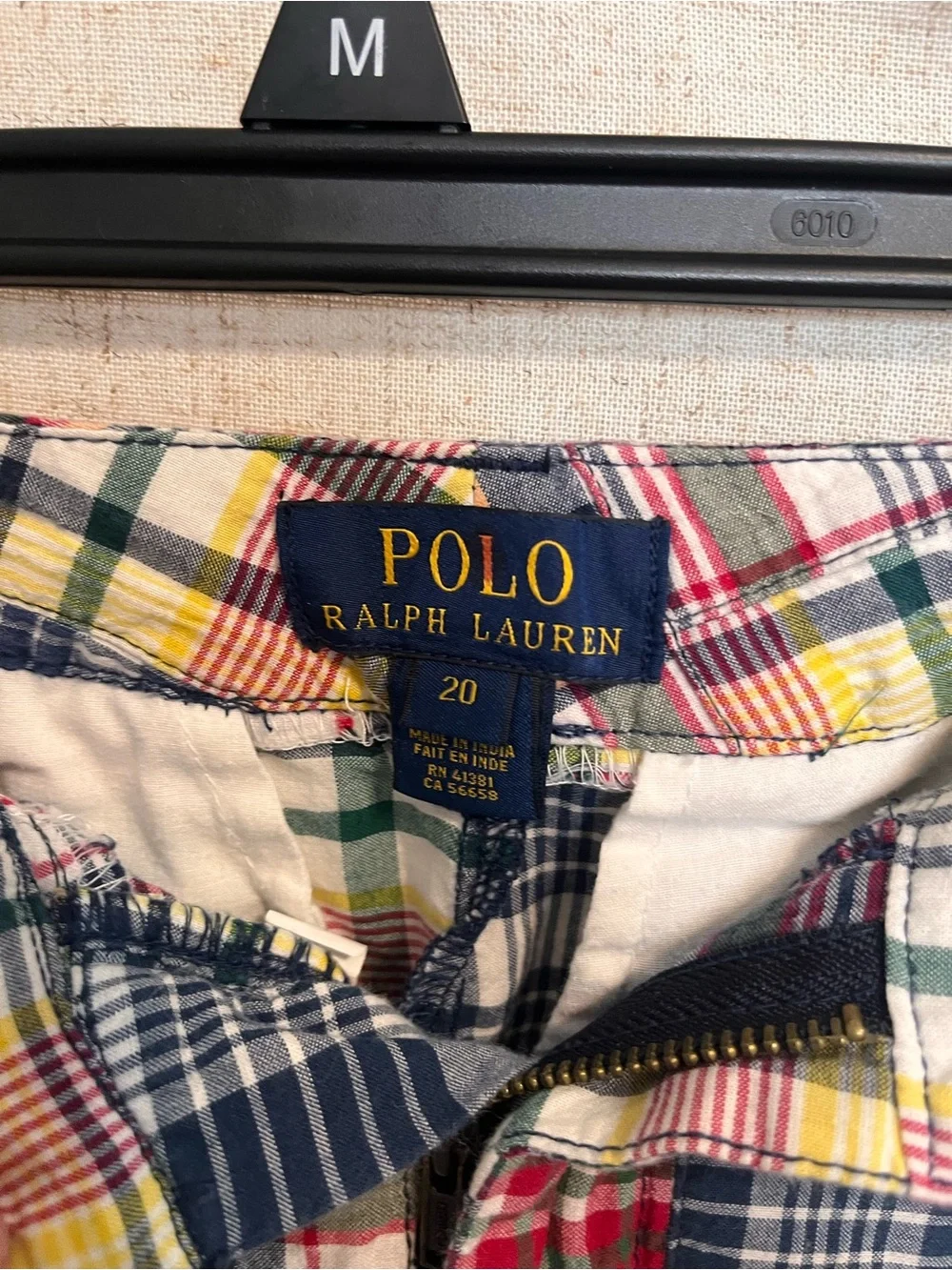 Polo by Ralph Lauren Multicolor Patchwork Madras boys Shorts